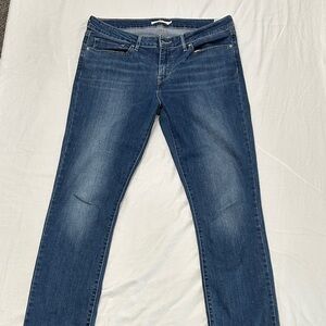 Levi's Classic Indigo Straight Leg Jeans